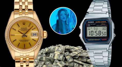 rolex for casio shakira|Rolex vs Casio.